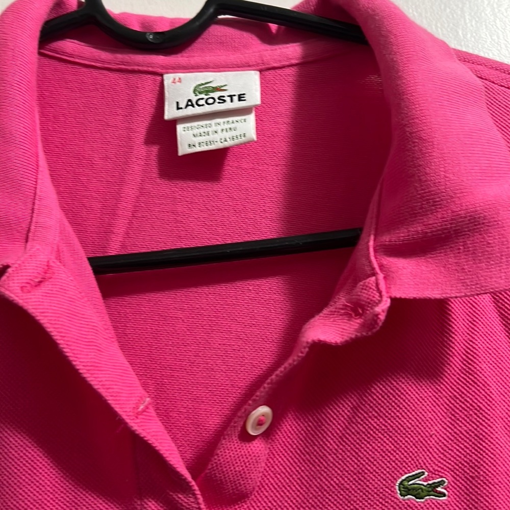 Lacoste shirt dress